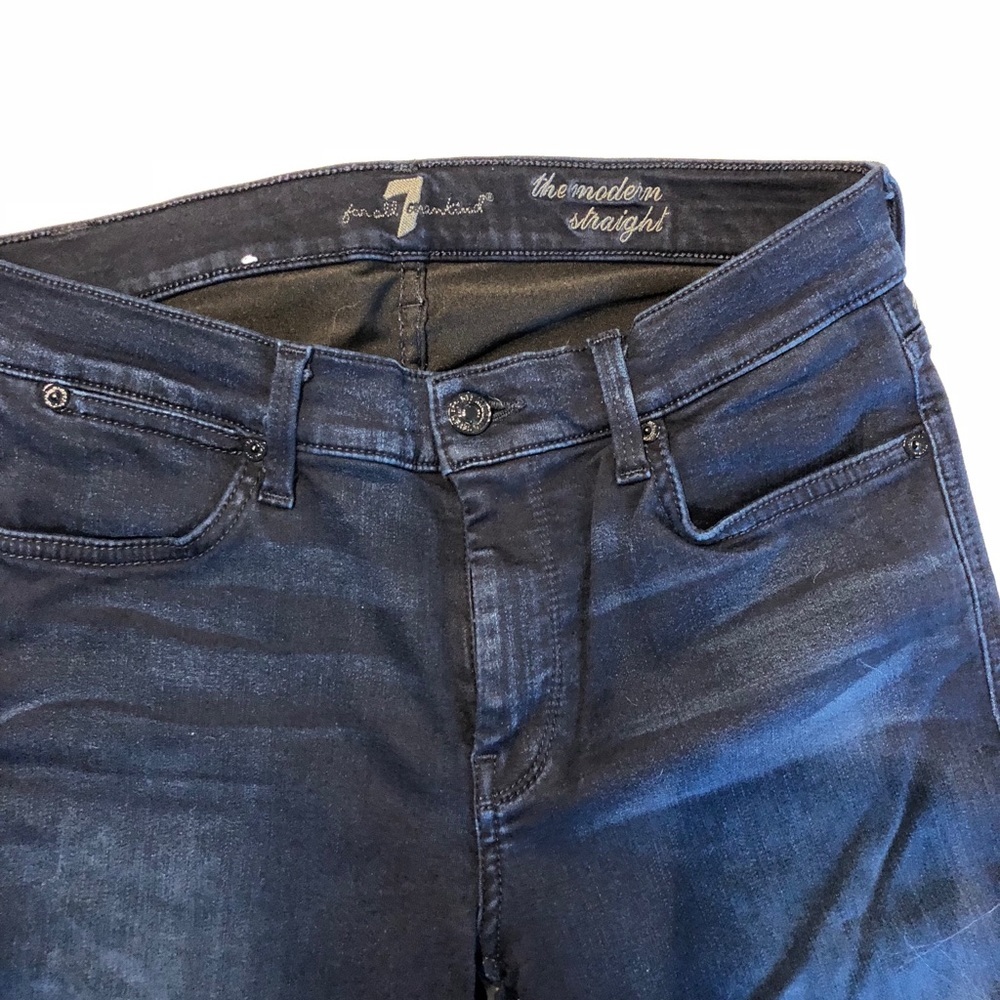 5[7ForAllMankind] The Modern Straight dark denim - Picture 5 of 6